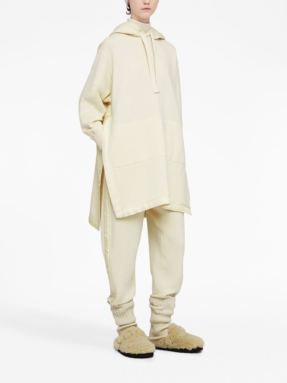 Shop Jil Sander Knitted Jogger Pants In Neutrals