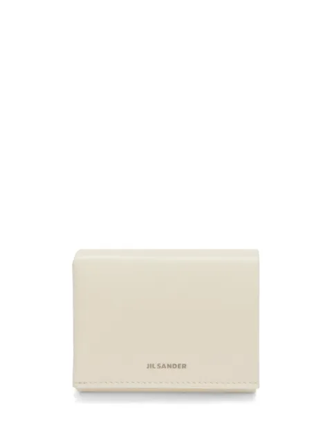 Jil Sander logo-stamp leather wallet