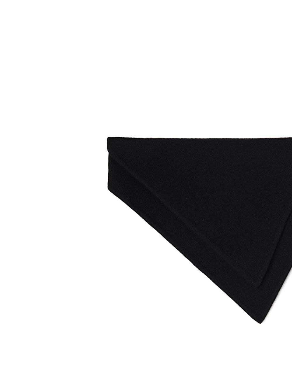 Shop Jil Sander Pointed-tip Cashmere Scarf In Black