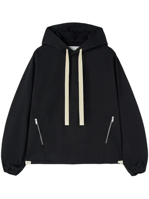 Jil Sander 长袖抽绳连帽衫
