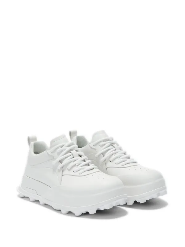 JIL SANDER ホワイトレザー スニーカー 36 Jil Sander レザースニーカー | ホワイト | FARFETCH JP
