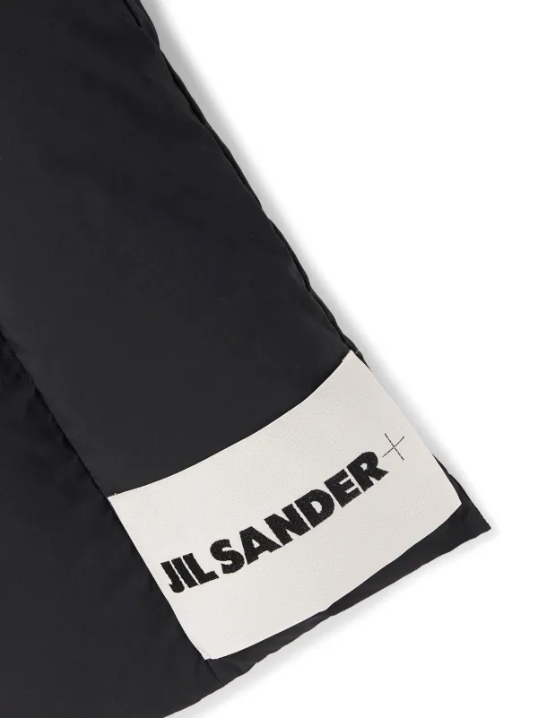 Jil Sander パデッドスカーフ | ブラック | FARFETCH JP