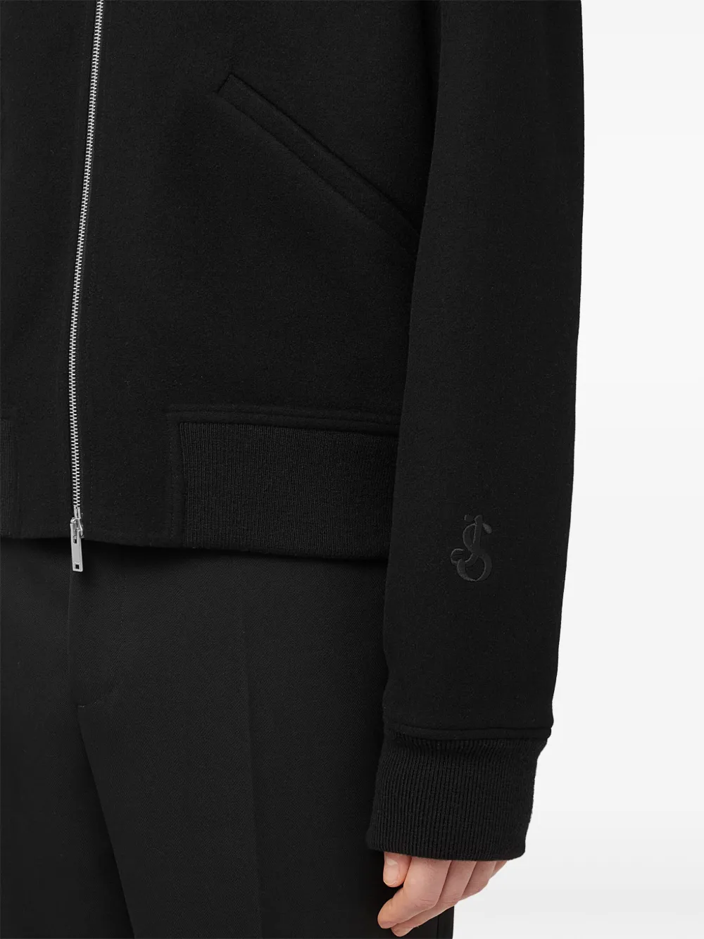 Jil Sander Kasjmier jack Zwart