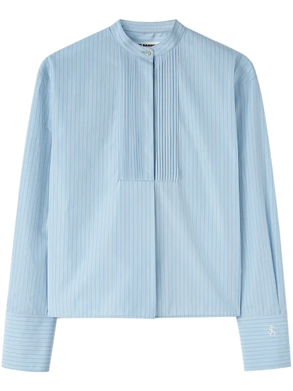 Jil Sander ストライプ シャツ | ブルー | FARFETCH JP