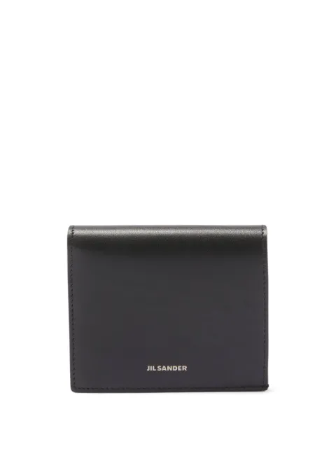 Jil Sander logo-stamp tri-fold wallet