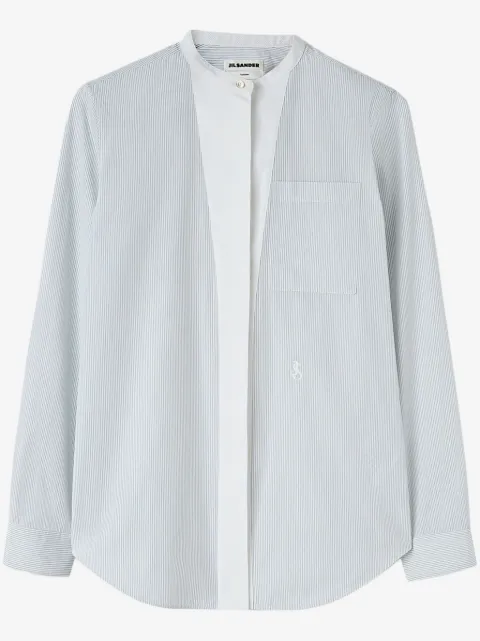 Jil Sander striped cotton shirt