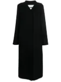 Jil Sander single-breasted cashmere coat - Black