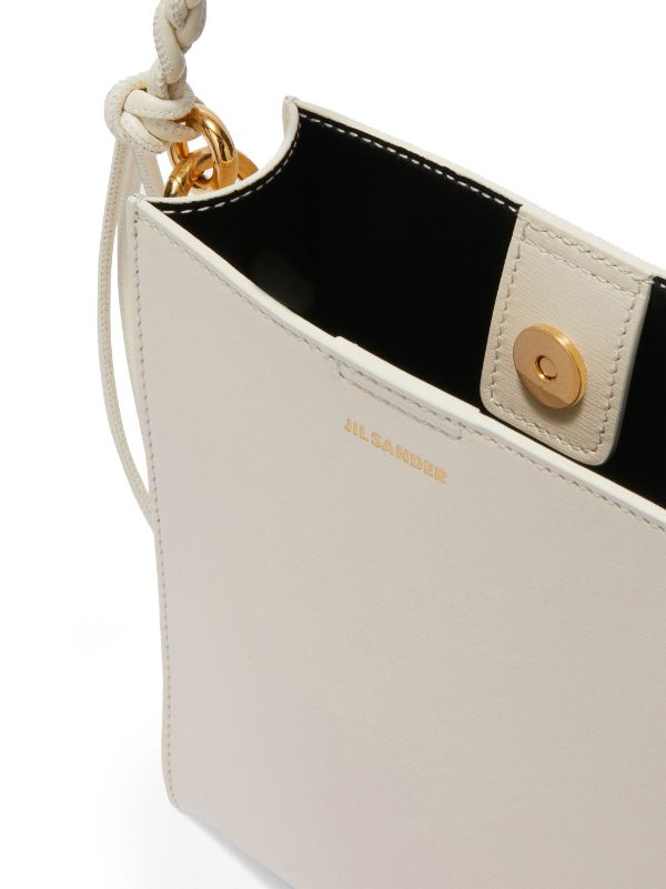 Jil Sander Tangle Rings Crossbody Bag | White | FARFETCH AO