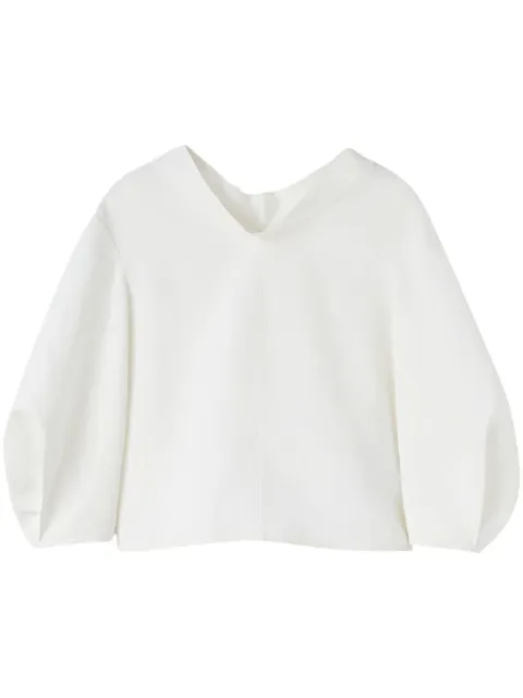 Jil Sander Blusa con drappeggio
