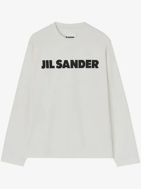 Jil Sander logo-print long-sleeve T-shirt
