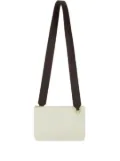 Jil Sander Link LG logo-strap leather crossbody bag - White