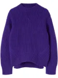 Jil Sander knitted wool jumper - Blue