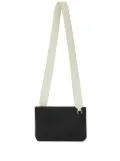 Jil Sander Link LG logo-strap leather crossbody bag - Black