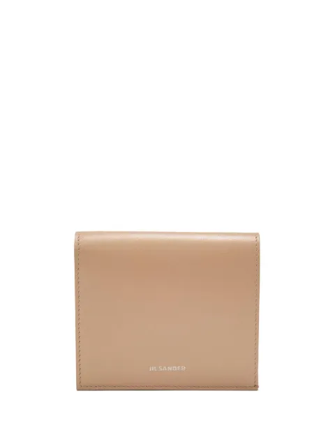 Jil Sander tri-fold leather wallet