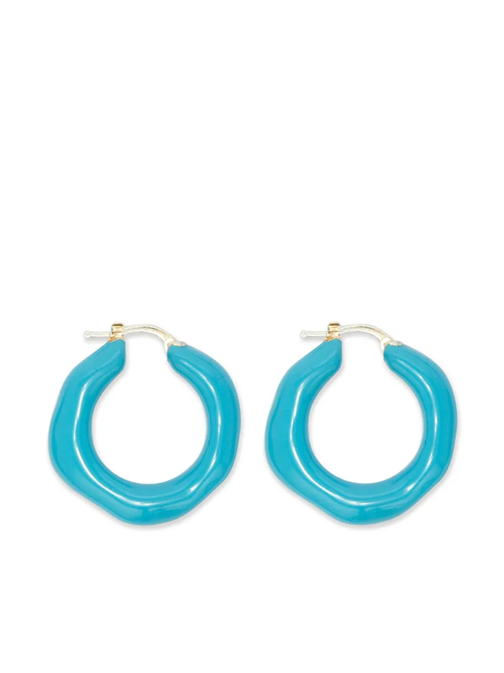 Jil Sander arracadas con diseño grueso | azul | Image 1