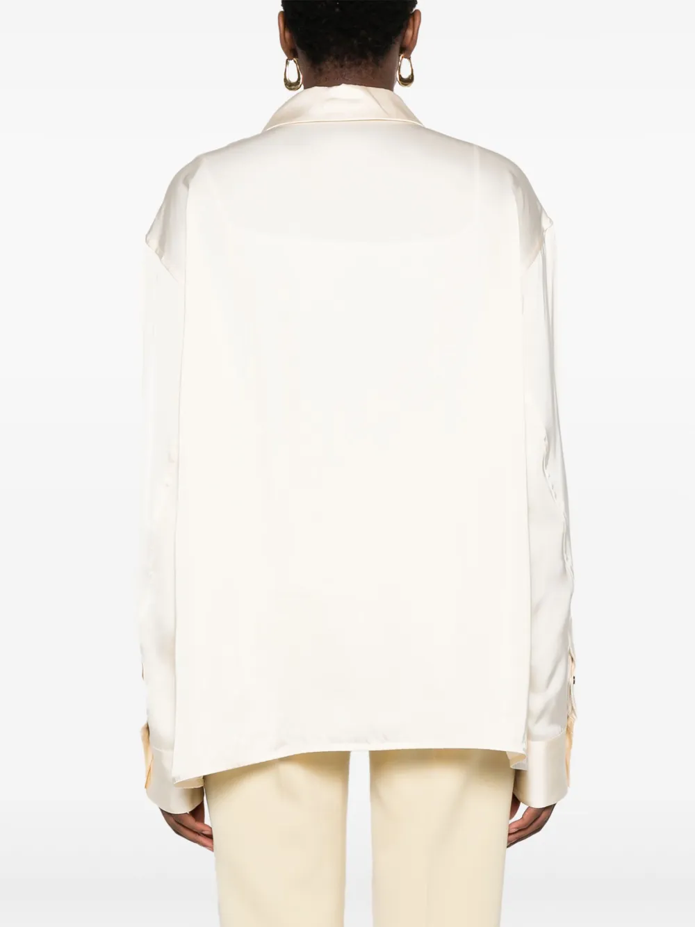 Jil Sander Blouse met lange mouwen Beige