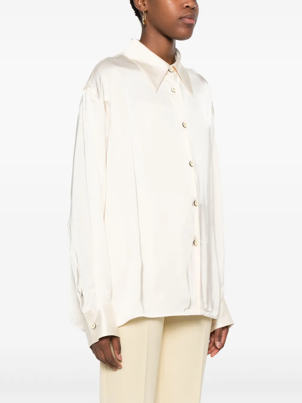 Jil Sander Blouse met lange mouwen Beige