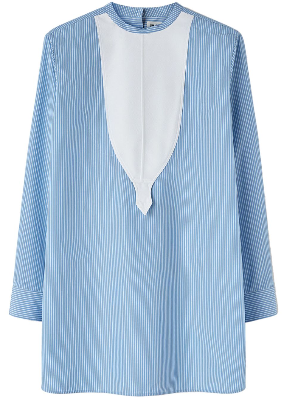 Jil Sander cotton poplin blouse - Blue