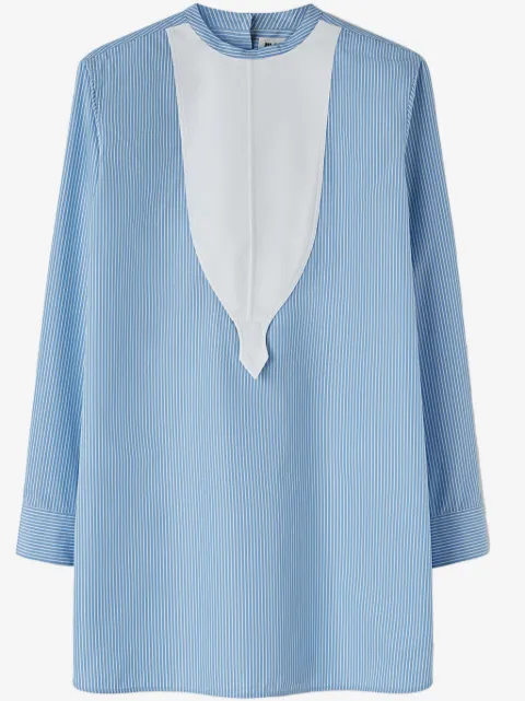 Jil Sander striped cotton blouse