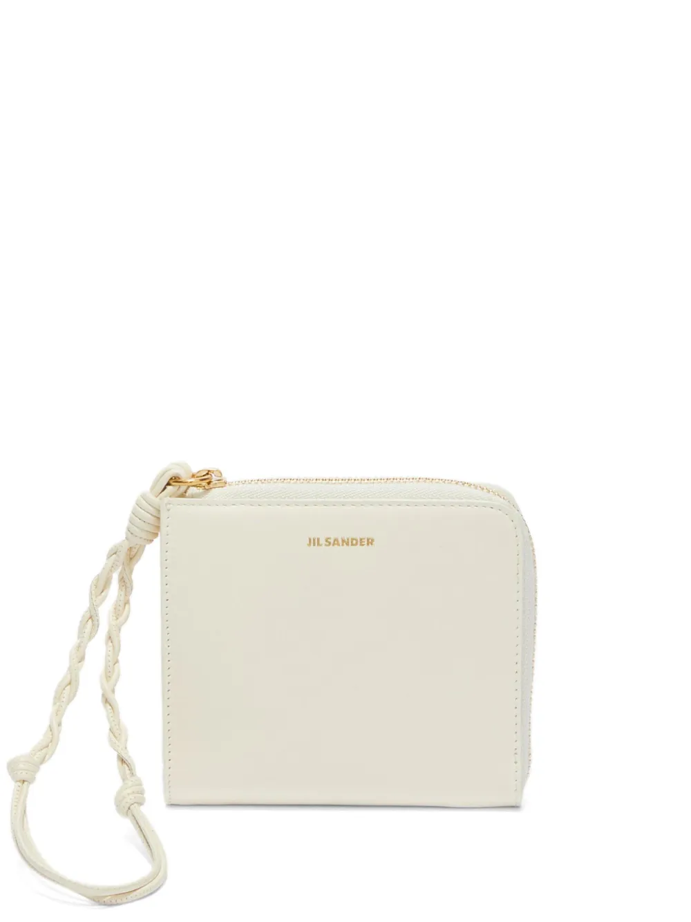 Jil Sander logo-lettering leather wallet