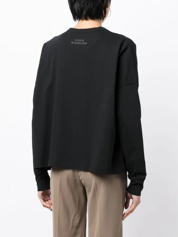 Studio Nicholson crew-neck long-sleeve Sweatshirt - Farfetch