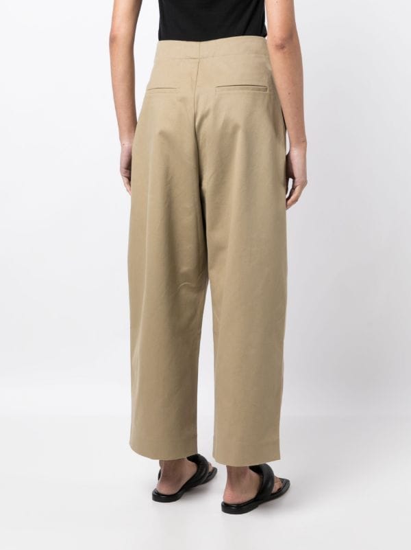 High waisted wide leg best sale khaki pants