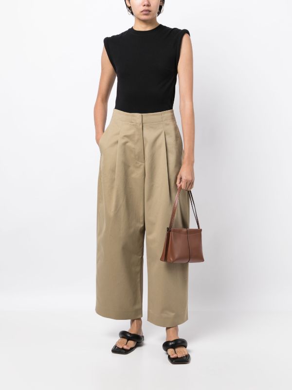 Studio Nicholson high-waisted wide-leg Trousers - Farfetch