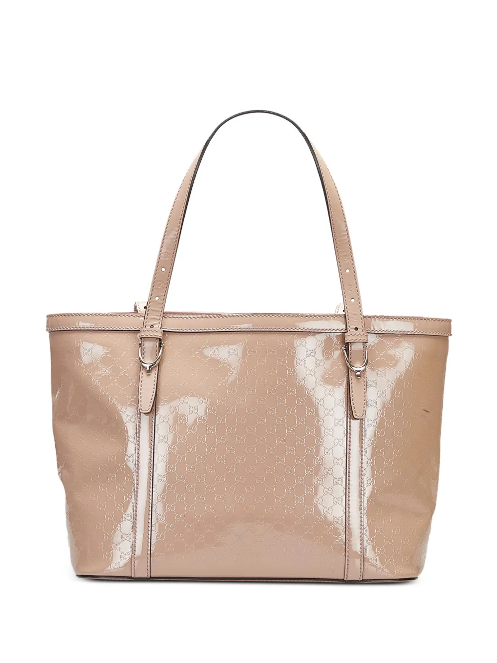 Pre-owned Gucci Microssima Nice In Neutrals