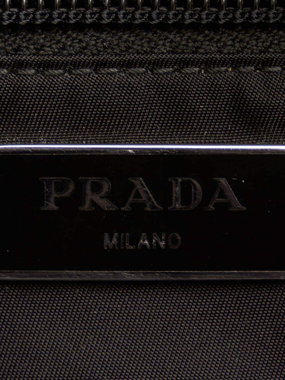 PRADA Waist Body Bag Waist Bag Nylon Blue Men's Triangle Logo TGIS