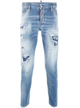 Dsquared2 Ripped slim fit Jeans Farfetch
