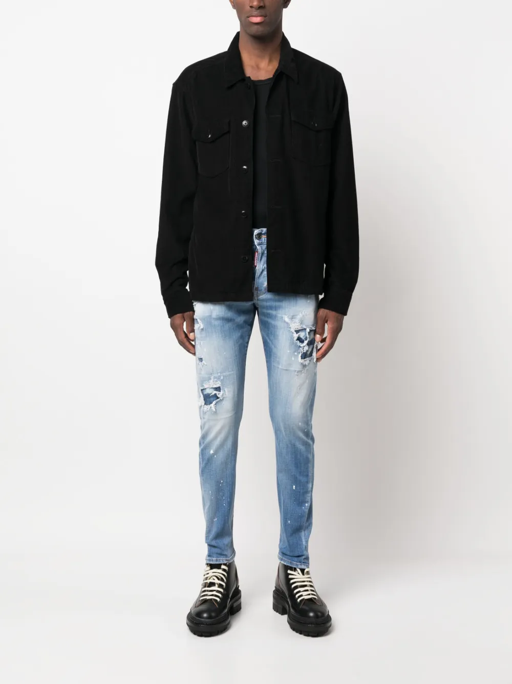 Dsquared2 Slim-fit jeans - Blauw