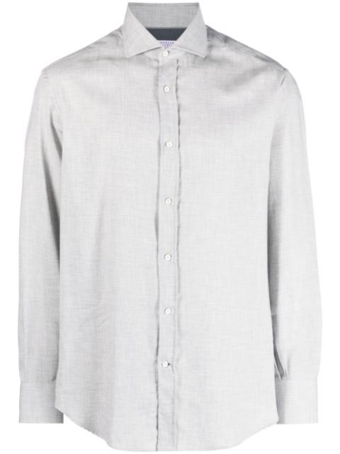 Brunello Cucinelli long-sleeve cotton-blend shirt Men