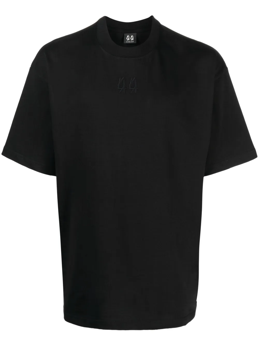 44 Label Group T-shirt In Black Cotton In Black