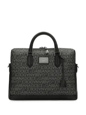 Dolce & Gabbana レザー ビジネスバッグ | ブラック | FARFETCH JP