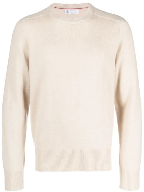 Brunello Cucinelli fine-knit cashmere sweatshirt