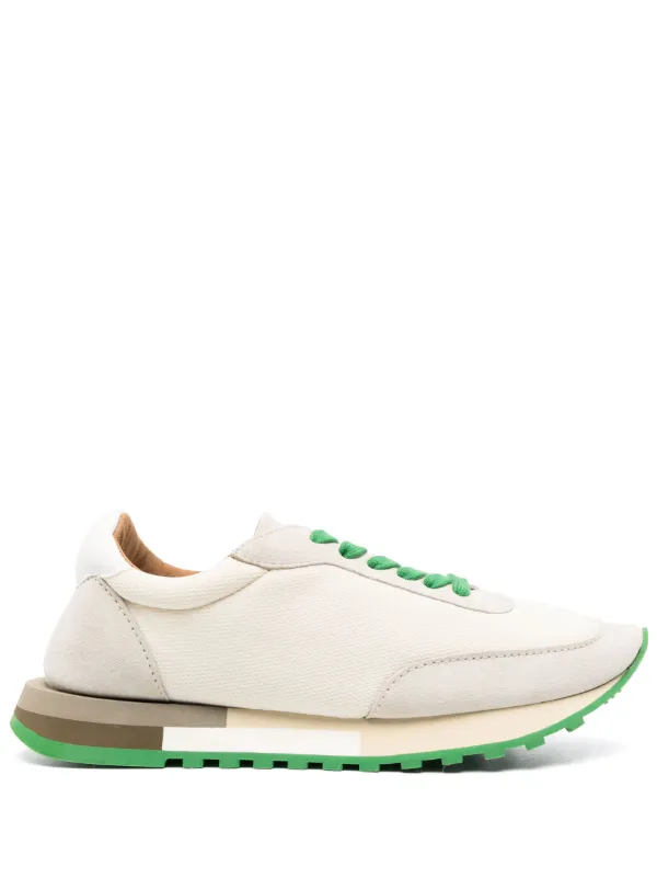 The Row Suede Sneakers in White