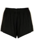 Palm Angels side-stripe track shorts - Black