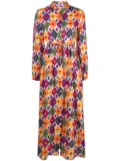 MC2 Saint Barth geometric-print shirt dress - White