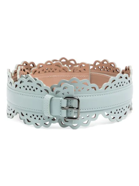 Alaïa laser-cut leather belt