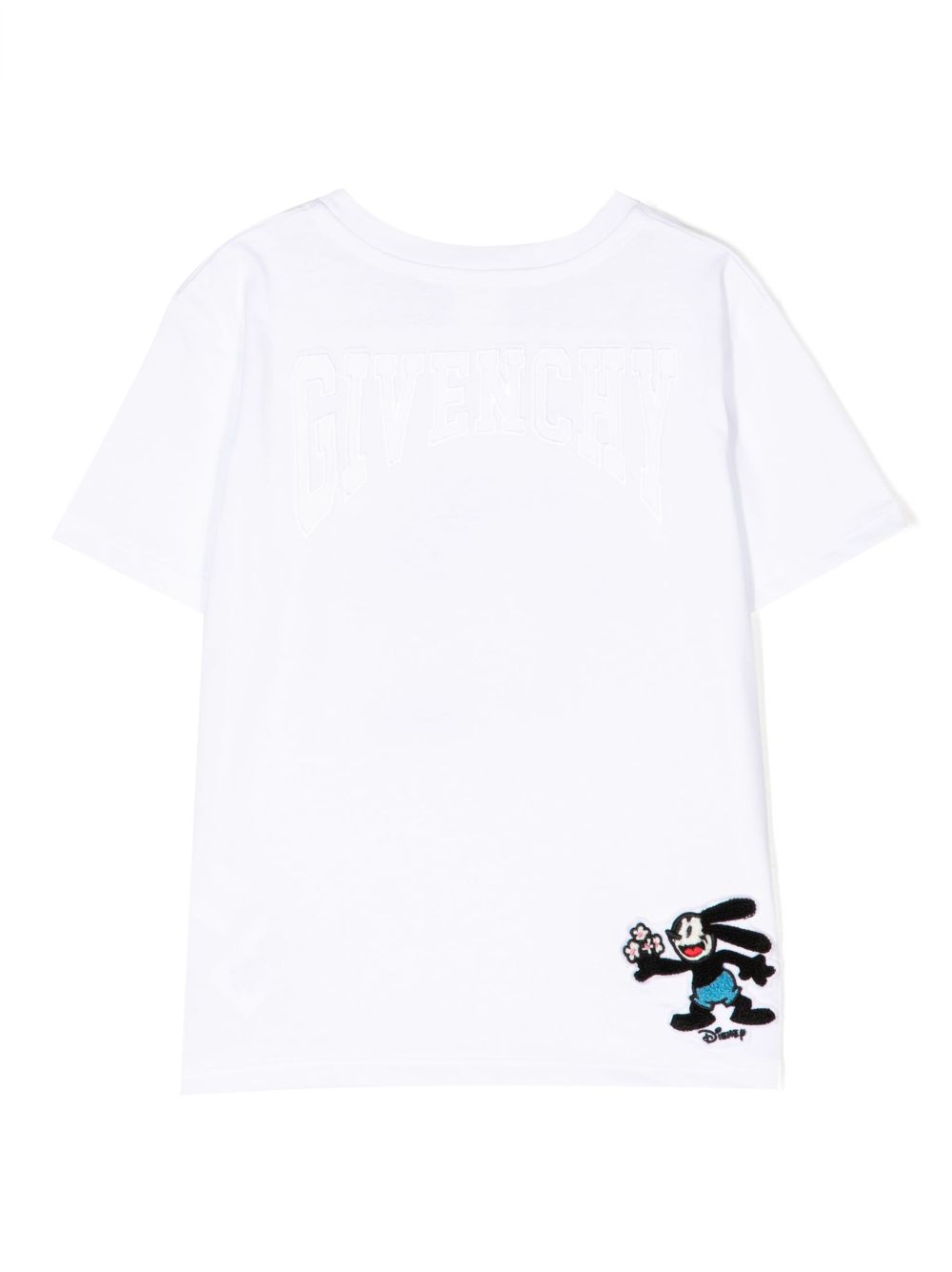 Givenchy Kids x Disney cartoon-print cotton T-shirt - Wit