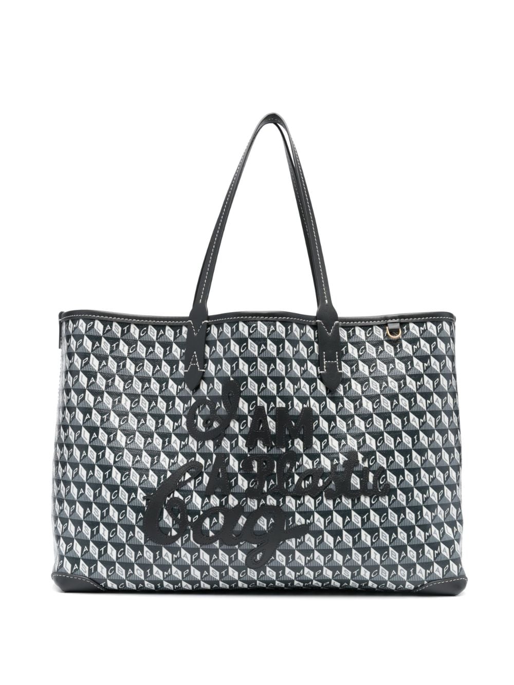Buy Anya Hindmarch I Am A Motif Rainbow Tote Plastic Bag, White Color  Women