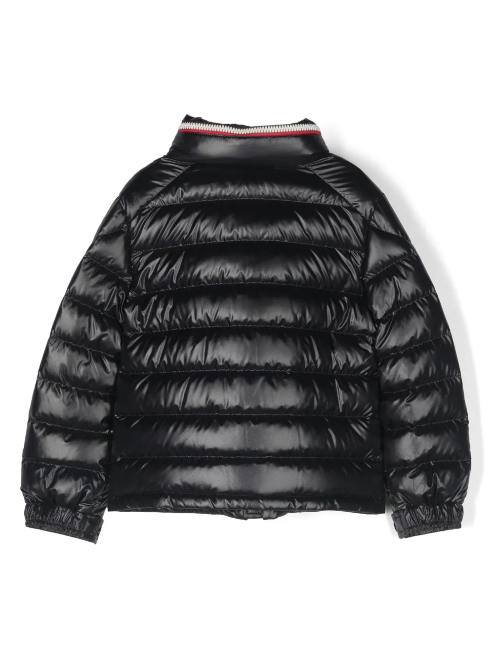 Moncler Enfant logo-patch padded jacket - Blauw