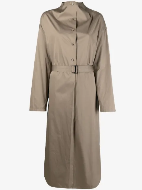 LEMAIRE belted-waist cotton dress
