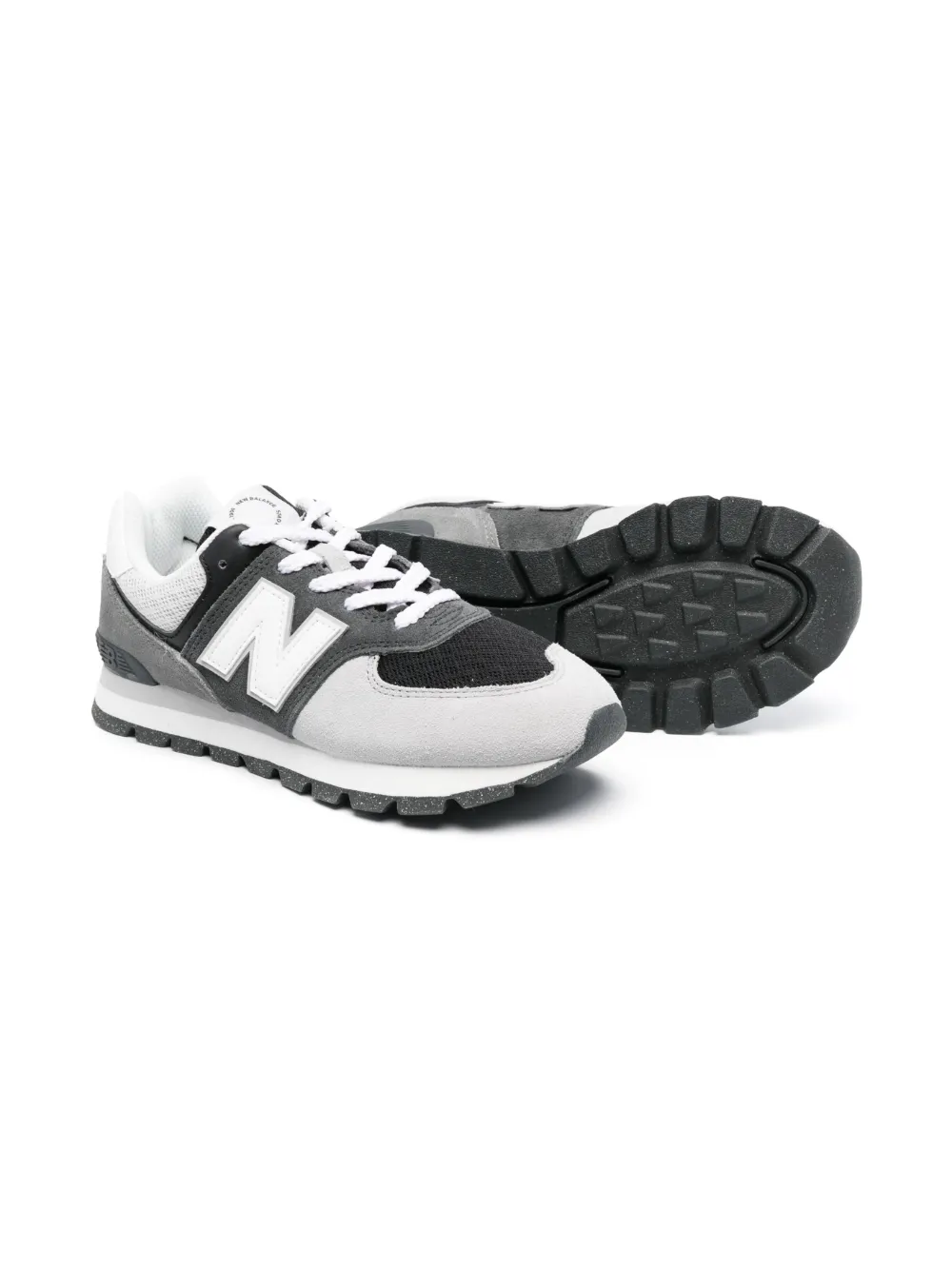 New Balance Kids lace-up low-top sneakers - Grijs