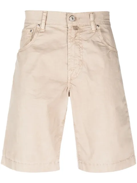 Jacob Cohën logo-patch bermuda shorts