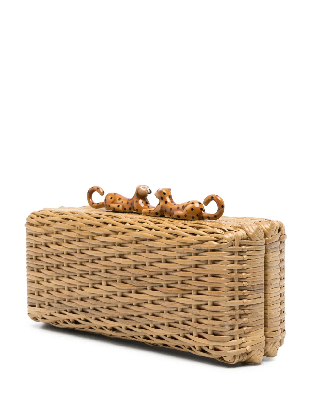 Waiwai Rio Jungle Savage Clutch In Neutrals