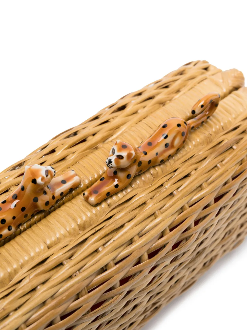 Waiwai Rio Jungle Savage Clutch In Neutrals