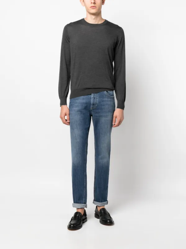 Brunello Cucinelli mid-rise Cotton Jeans | Blue | FARFETCH Brunello Cucinelli mid-rise Cotton Jeans | Blue | FARFETCH