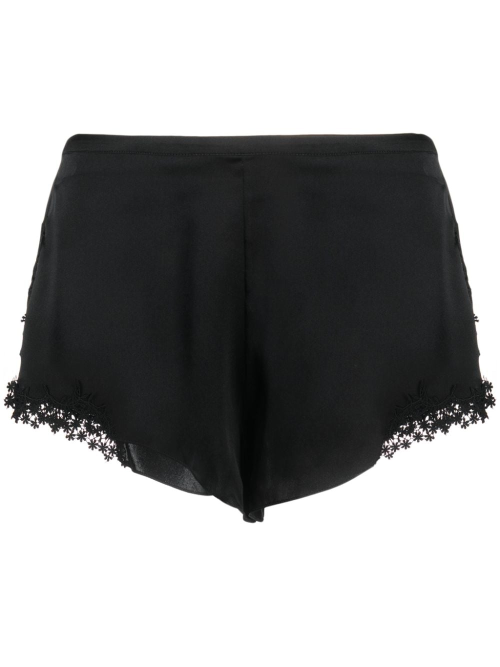Dorothee Schumacher Sense Of Shine Silk Shorts In Black