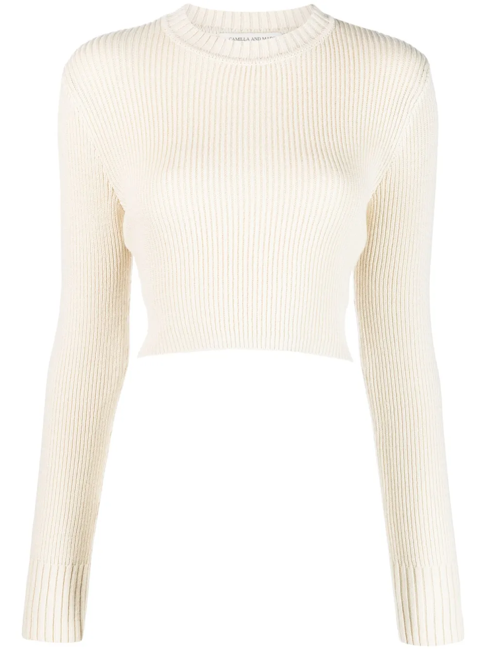 CAMILLA AND MARC long-sleeve knitted top - Neutrals